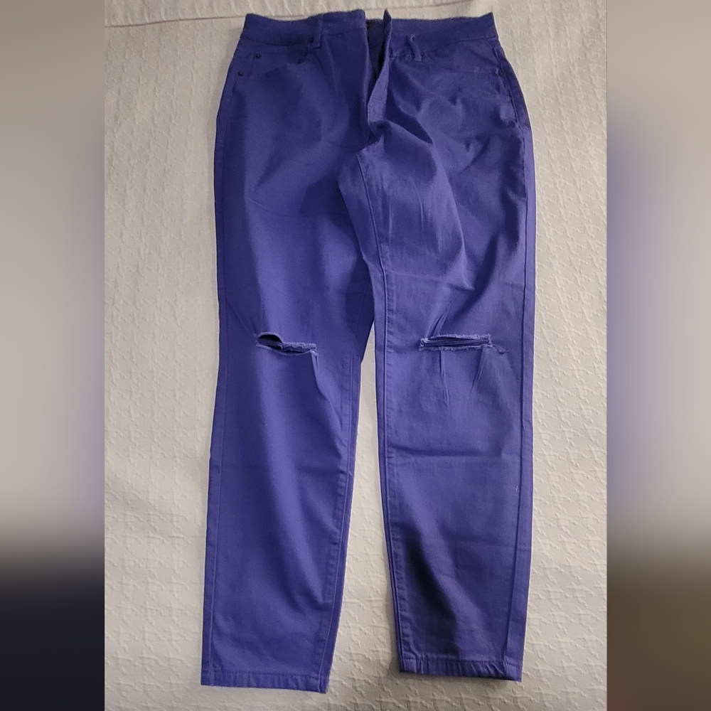 Purple Plus size Skinny jeans